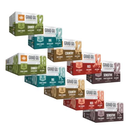 Big Country Raw Dog Food Frozen Raw GrabnGo Variety Boxes