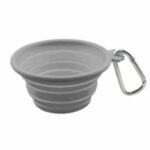 foufoupet collapsible travel bowl grey