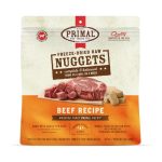 Primal Dog Freeze-Dried Raw Nuggets - Beef Recipe Dog Food