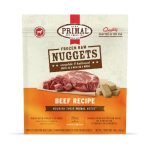 Primal Dog Frozen Raw Nuggets - Beef Recipe Raw Dog Food