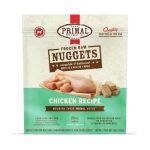 Primal Dog Frozen Raw Nuggets - Chicken Recipe Raw Dog Food
