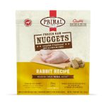 Primal Dog Frozen Raw Nuggets - Rabbit Recipe Raw Dog Food