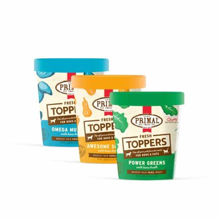 Primal Fresh Toppers Dogs Cats Frozen Toppers Dog Cats 16oz