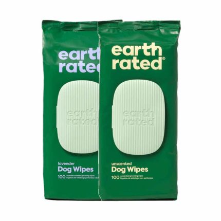 Earth Rated Wipes Dog Wipes Hypoallergenic Clean Gentle 100 pack
