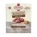 Primal Dog Frozen Raw Nuggets - Venison Recipe Raw Dog Food