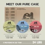 Raw Performance Pure Case 24lbs Raw Dog Food Bulk Box