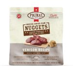 Primal Dog Freeze-Dried Raw Nuggets - Venison Recipe Dog Food