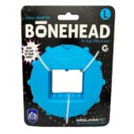 Bonehead® is a dog toy that holds chews, keeps chews stable and easily accessible for your dog’s chewing enjoyment