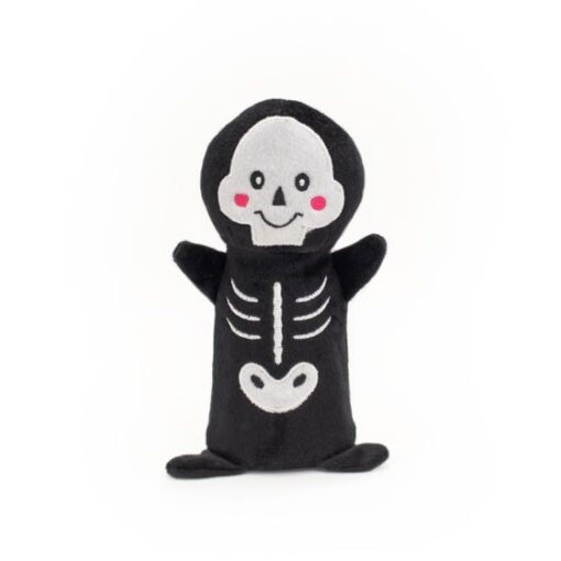 Zippy Paws Halloween Colossal Buddies - Skeleton dog toy with squeeker