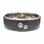 IndiePets Double Wall Insulated Bowl Black