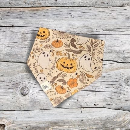 Halloween bandana pumpkin ghost fall