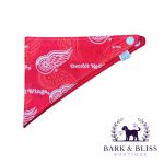 Dog Sports Bandanas - Bark & Bliss Locally Made Detroit Red Wings