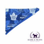 Dog Sports Bandanas - Bark & Bliss Locally Made Toronto Maple Leafs