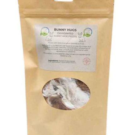 BT Pets, Bunny Hugs, Rabbit Hide, Chew, Treat, Fur on hide,