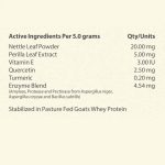 Raw Performance Itchy & Allergy Ingredients Supplement for Dogs