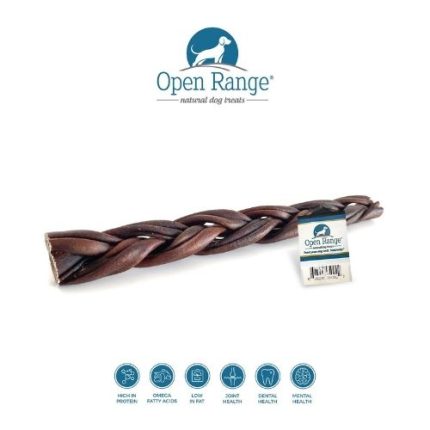 Water Buffalo Collagen Braid Open Range Long Lasting Chew
