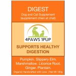 Digest - 4Paws1Pup Dog and Cat supplement digestive aid
