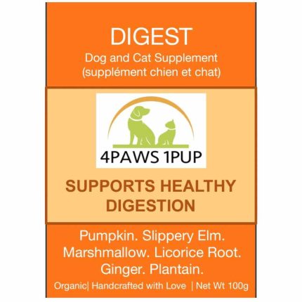 Digest - 4Paws1Pup Dog and Cat supplement digestive aid