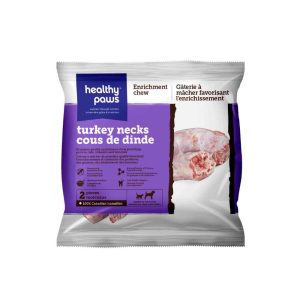 Healthy Paws Turkey Neck, Healthy Paws, Turkey Neck, Turkey, Neck, Bone, Frozen Bones, Turkey